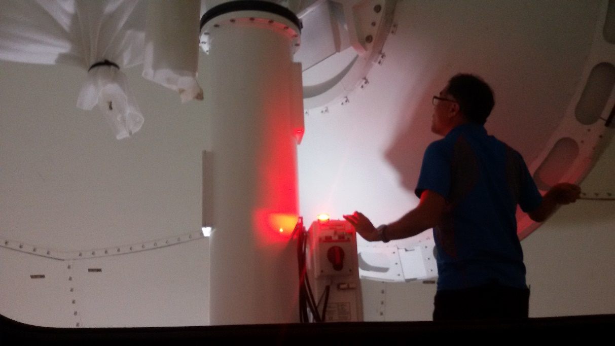 X-Band antenna component installation
